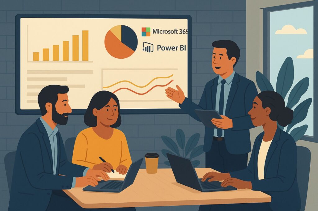 Internet corporativa utilizando Microsoft 365 y Power BI