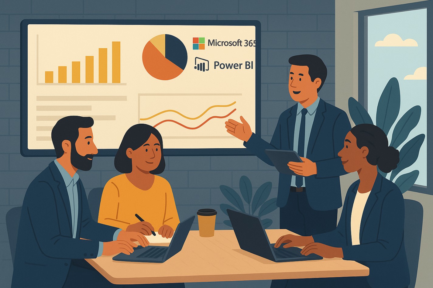 Internet corporativa utilizando Microsoft 365 y Power BI