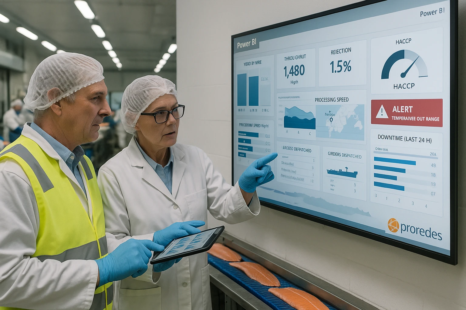 Dashboard Power BI Salmonera